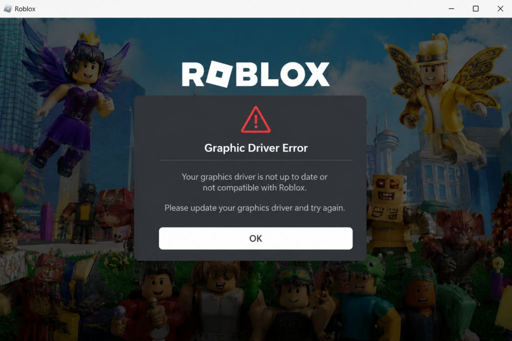 Roblox Graphic Driver Error
